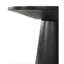 Console ronde noire l 20 po avec base piédestal Jasper