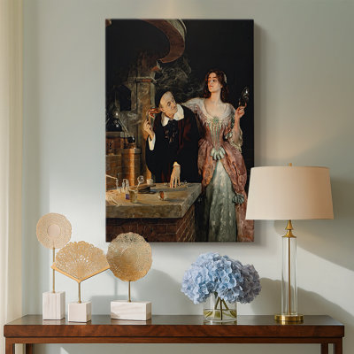 The Laboratory -Gallery Wrapped Canvas by John Collier