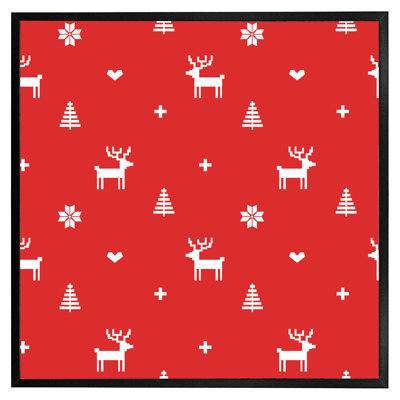 Thornville Norway Christmas Festive Sweater - Single Picture Frame Print