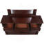 Commode 9 tiroirs Lyndon G09400-D, cerise