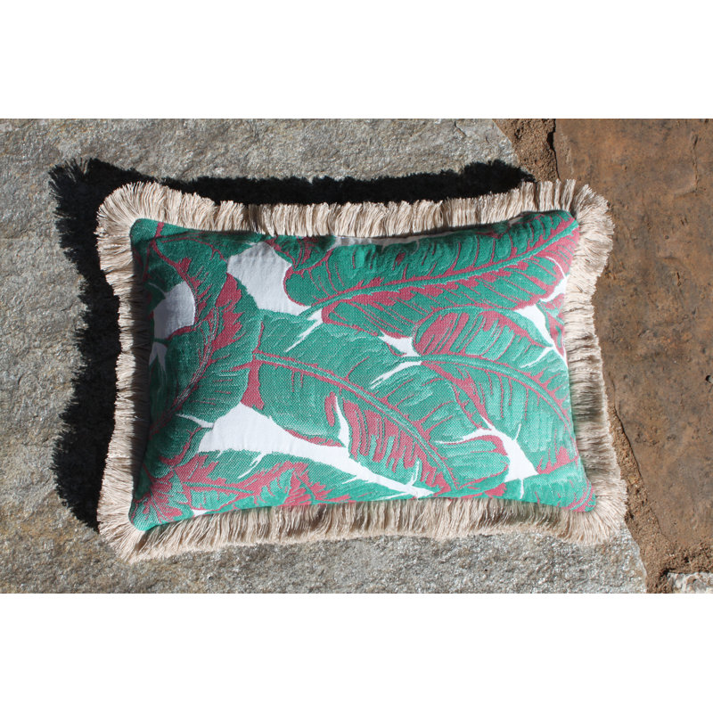 Coussin lombaire rectangulaire intérieur/extérieur sunbrella floral Skelton