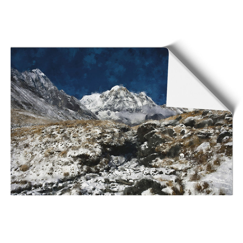 The Annapurna Sanctuary In Nepal - No Frame Print, 21cm H x 30cm W x 0.1cm D