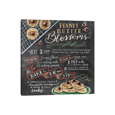 Peanutbutter Blossoms Recipe by Lily & Val - Print on Canvas