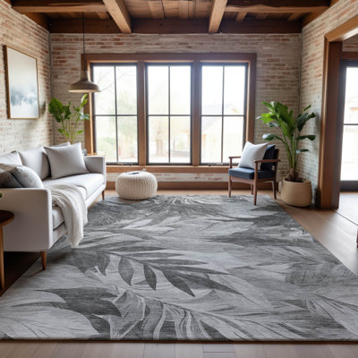 Tapis floral de qualité supérieure lavable à la machine Elize AMF1493