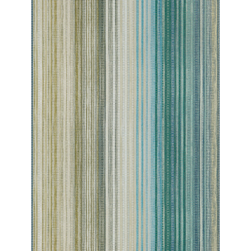 Spectro Stripe Wallpaper, Emerald/Marine