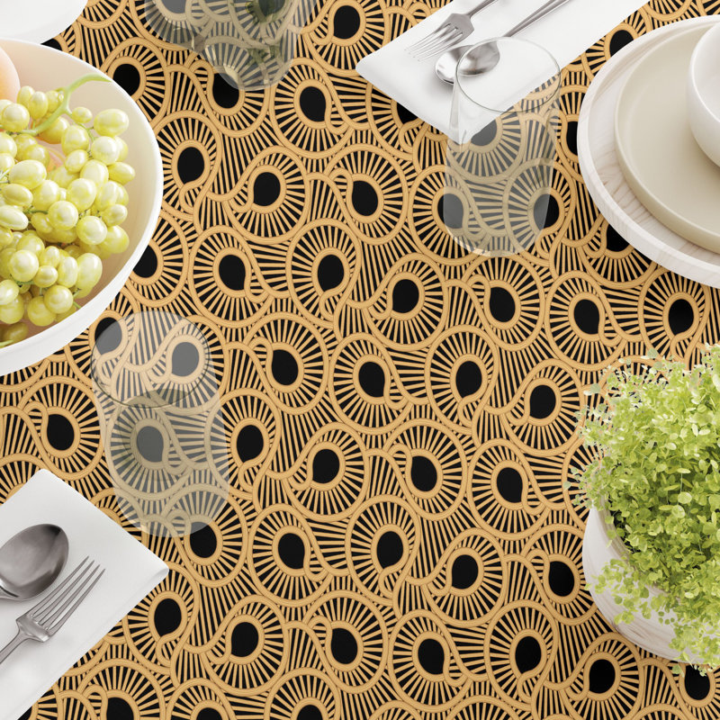 Wagnon Geometric Tablecloth, 104" x 60"