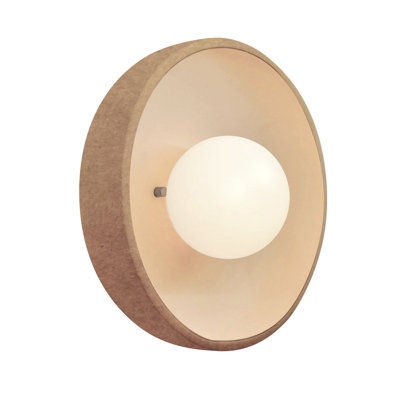 Kamra Ambiance - Flush Coupe ADA Wall Sconce - Antique Gold