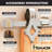 Brushed Nickel Diamond Design Non-Bypass Single Track One Door Hardware Kit( Door Not Included)-36324690
