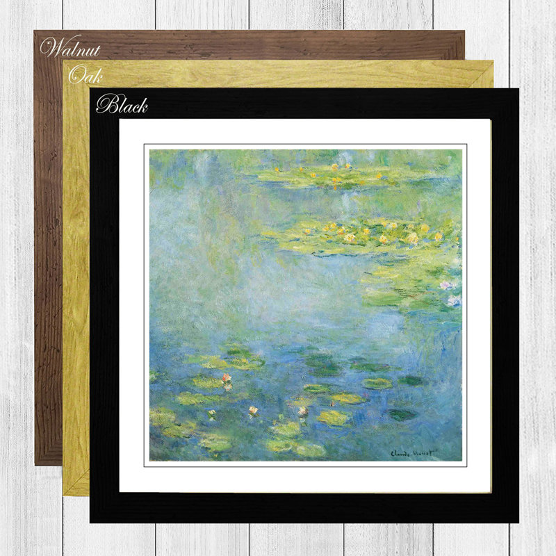 Claude Monet - Single Picture Frame Painting, Walnut