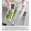 Yamazaki Home Tower Fridge Organizer & Colander – Adjustable Divider For Custom Storage – Stackable Produce Bin For Washing & Storing Ingredients – Easy To Clean & Disassemble - Plastic -