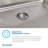 Lustertone Classic 24" L x 18" W Undermount Kitchen Sink