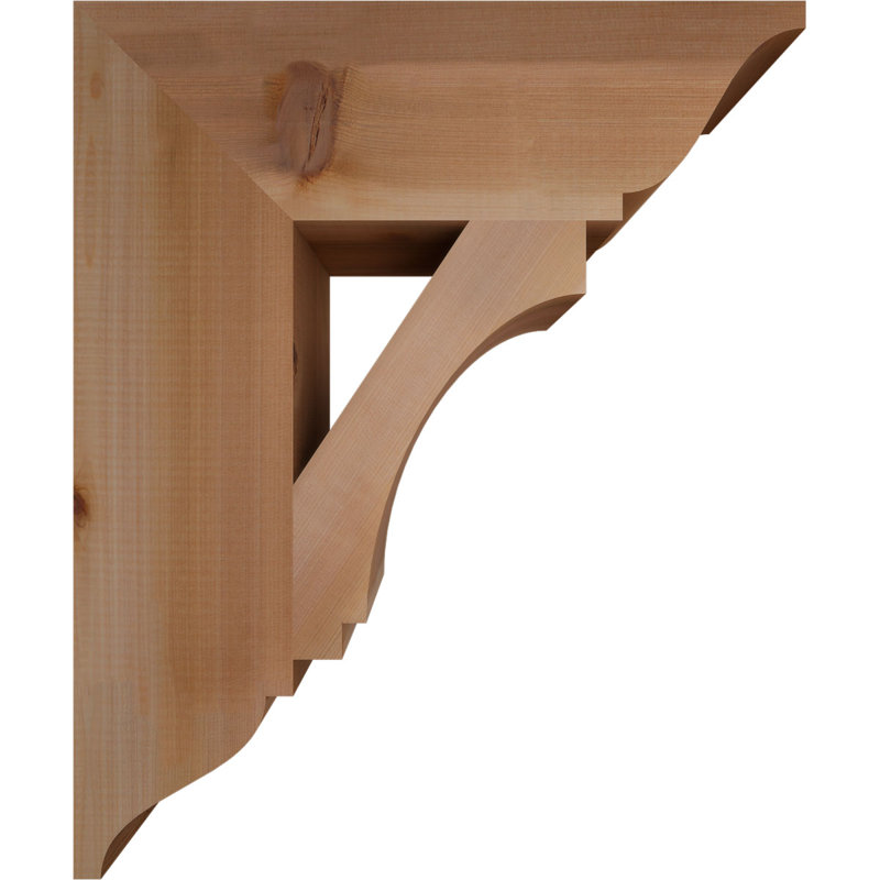 Imperial Traditional Bracket, 24" H x 5.5" W x 20" D, Western Red Cedar (Smooth)
