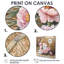 Pivoines par la pile de balles de paille - décorations murales pivoines-516656936-516656932-516656931