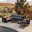 Avion 8 Piece Sectional Seating Group with Sunbrella Cushions-1062028511-1049047452