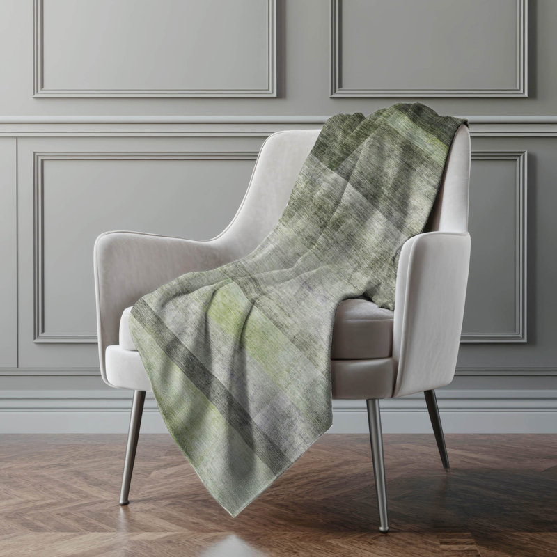 Jeté en sherpa Addison, Olive olive