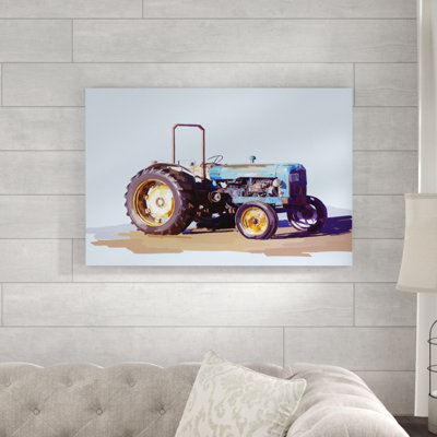 «Vintage Tractor I» par Emily Kalina, reproduction d'art sur toile tendue