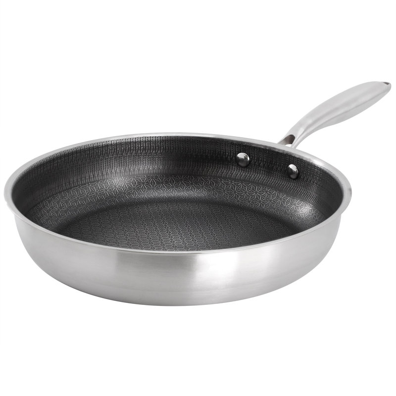 Poêle à frire intérieure en acier inoxydable 11 po Gibson Home Elsenborn, 11"