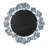 30.5"Eden Gingko Leaf Round Wall Mirror-263354671