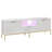 Kruszewski 55" Fluted TV Stand for 60 Inch TV, Glossy Media Console with Wave Pattern Buffet Cabinet-1622895235