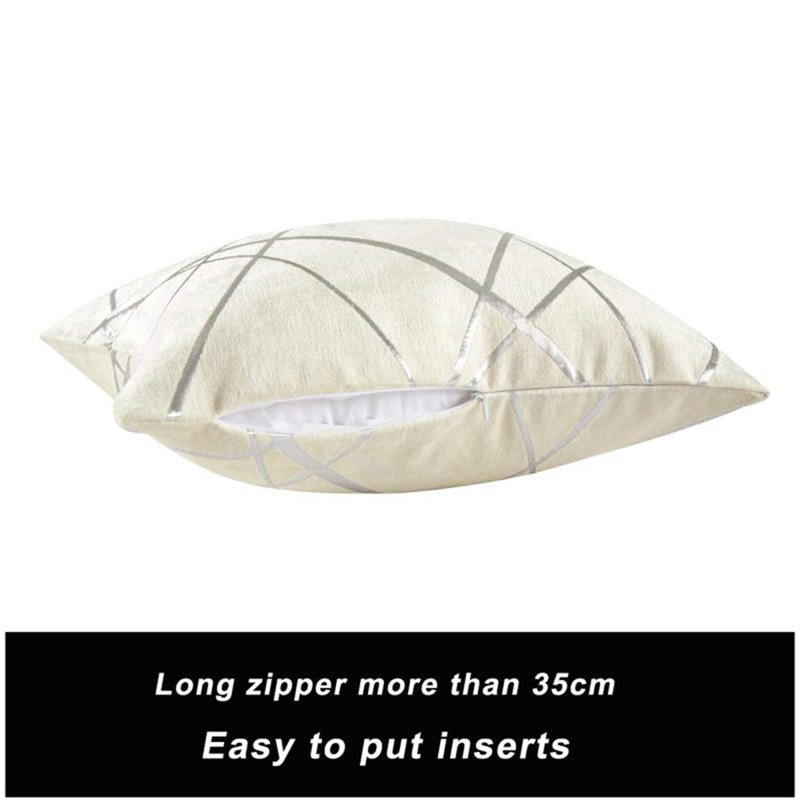 Aydrik Square Cushion Cover, Cream, 40cm H x 40cm W