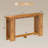 Compact Rustic Entryway Console Table