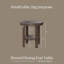 Outdoor Round End Dining Table-1018337606