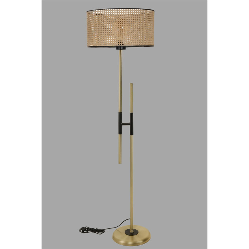 Kristina 165cm Traditional Floor Lamp, Gold