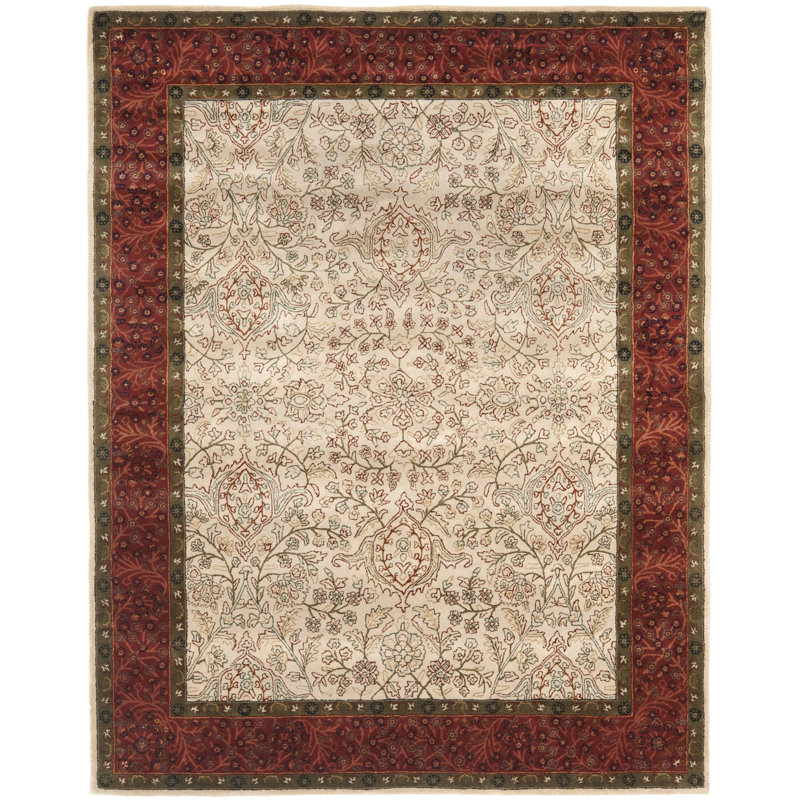 Griswold Wool Pile Oriental Rug, Rectangle 4' x 6'