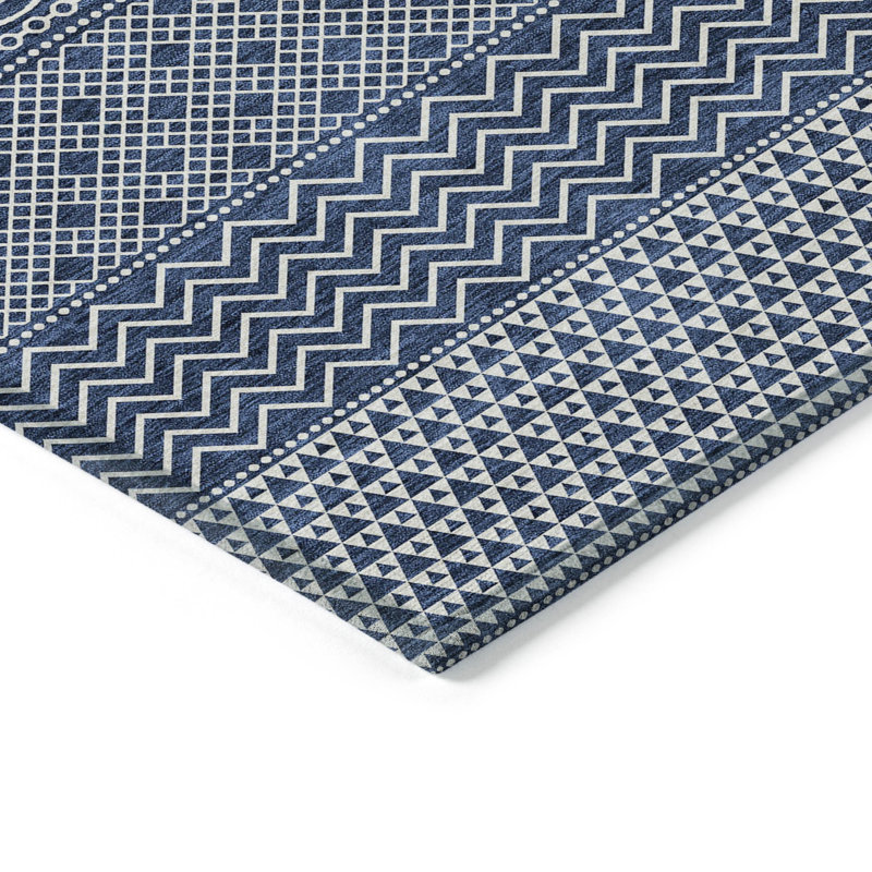Tapis Tisdell avec envers antidérapant, Rectangulaire 8 pi x 10 pi