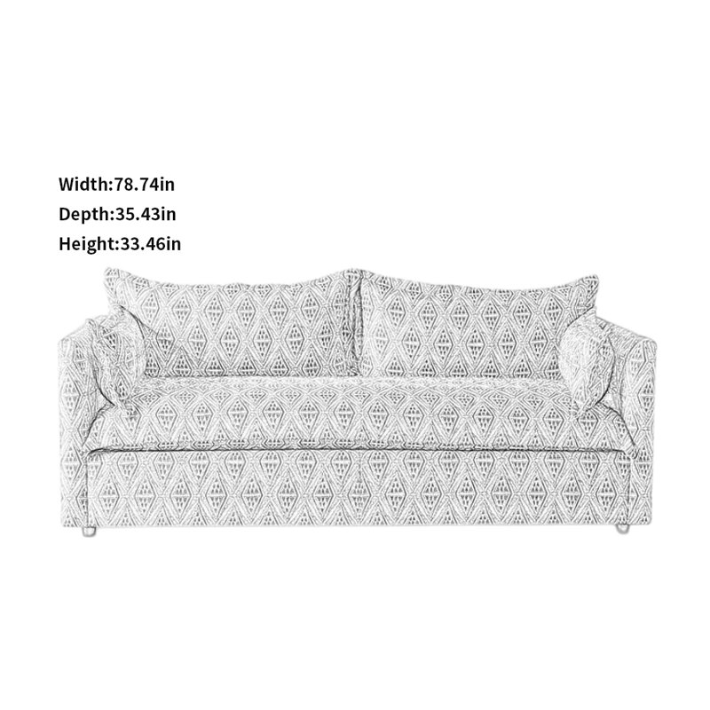 Retro Fabric Sofa
