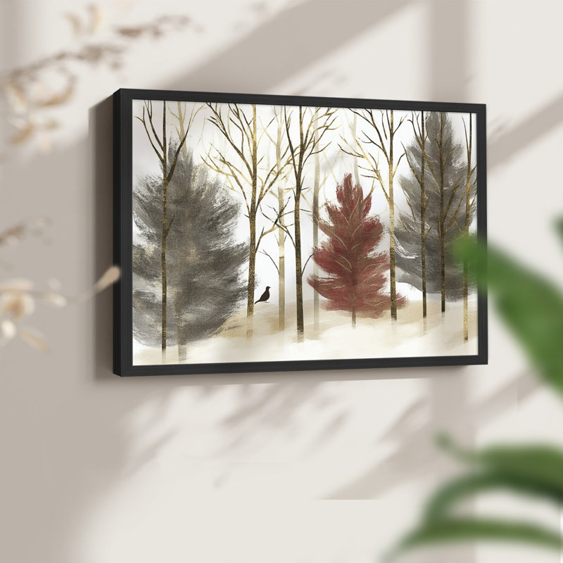 Chirstmas Art-CLVI -Framed Print - Restickable, 8" H x 10" W, Black