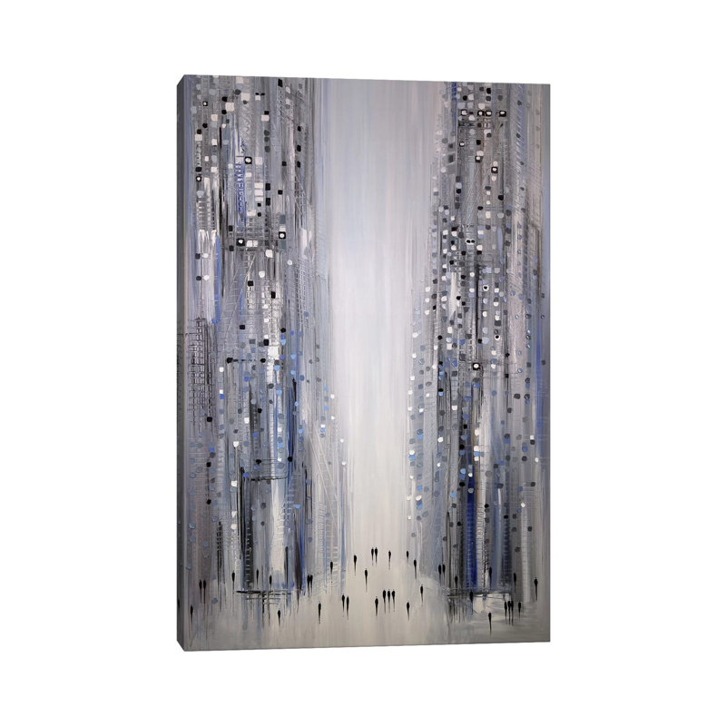 «A City Dreaming» par Ekaterina Ermilkina, reproduction d'art sur toile tendue, H 18 po x l 12 po x P 1,5 po