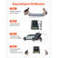 SUV Tent with Shade Awning, All-Season SUV Tailgate Tent, PU2000mm Waterproof Car Rear Hatch Camping Tents, Portable Sun Shade Tailgate Shelter with Carrying Bag for Outdoor Hiking