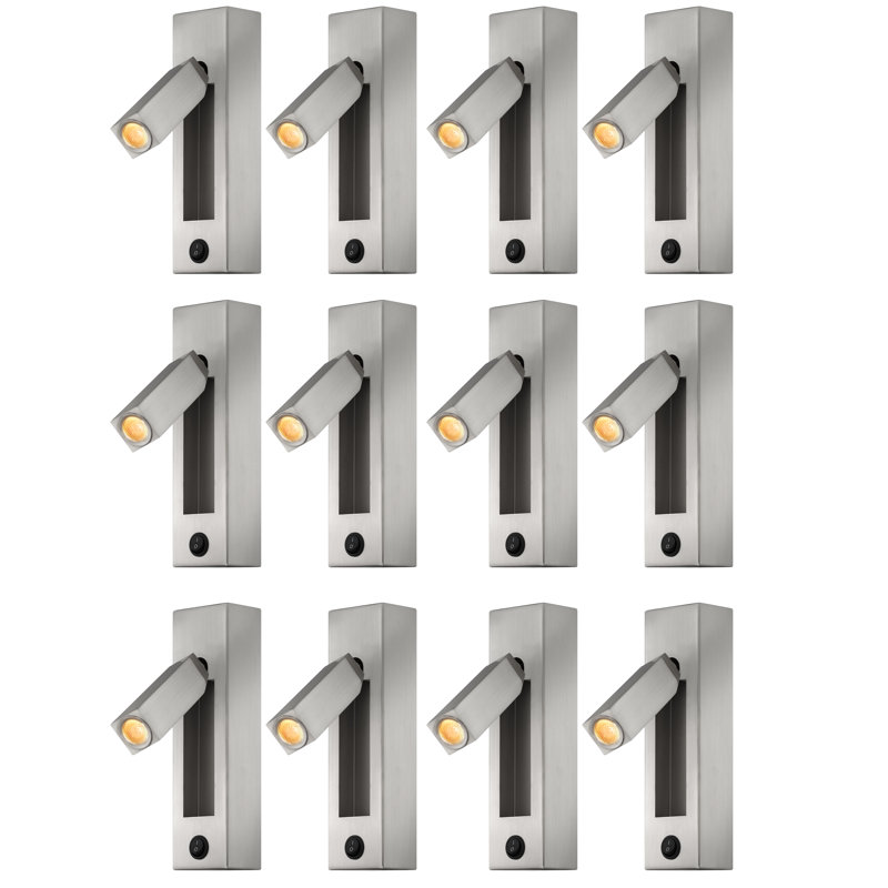 1-Light LED Plug-In Task/Reading Headboard Lamp