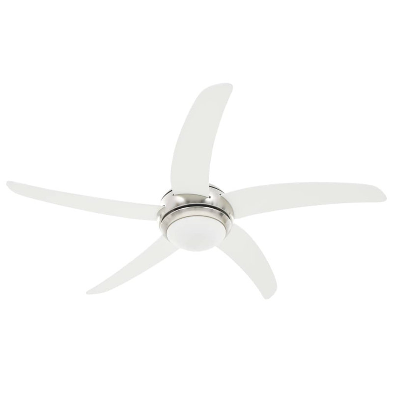 Kitt 128cm Ceiling Fan with Light Kit, White