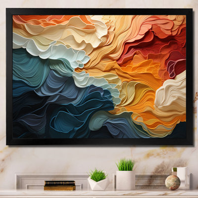 Biomorphism Forms V On Canvas Print