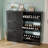 Shoe Storage Cabinet with 3 Flip Drawers, Modern Freestanding Organizer with Adjustable Shelf, Narrow Shoe Rack Cabinet for Entryway, Black-1053747962