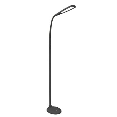 OttLite LED Standing Floor Lamp with Adjustable Flex Neck - Dimmable with 3 Levels -  P93G59-FFP