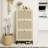 3 Door Shoe Rack, Freestanding Modern Shelf For Entryway, 44Lb Load Capacity, Engineered & Sun Resistance, Surface, 2 Compartments Per Layer, Black Handle, Matte Metal Base, Slip, Easy Assembly, Fit-127429496