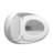 1-Piece 1.28 GPF Single Flush Egg Shape Toilet-117137160