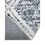 Tapis géométrique en polyester bleu / ivoire Massie-599895728
