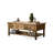 Retro Solid Wood Rectangular Coffee Table-1014535512