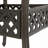 Rosemont Oval Metal Outdoor Dining Table With Umbrella Hole , 61'' in. W 45.7'' in. D-1615281902