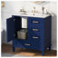 Ensemble de meuble-lavabo simple avec plateau 18,30 Neomi-1441258575