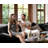 Amabilia 7-Piece 153'' U-Shaped Comfy Cloud Modular Sectional Sofa With Deep Seat, 4-Seat Sofa With Removable Ottomans-Chenille Fabric-Black-777646743