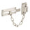 Garde-porte à chaîne à clé, 3 1/4 po, fabrication en acier et moulé sous pression, finition nickel satiné (paquet de 1)