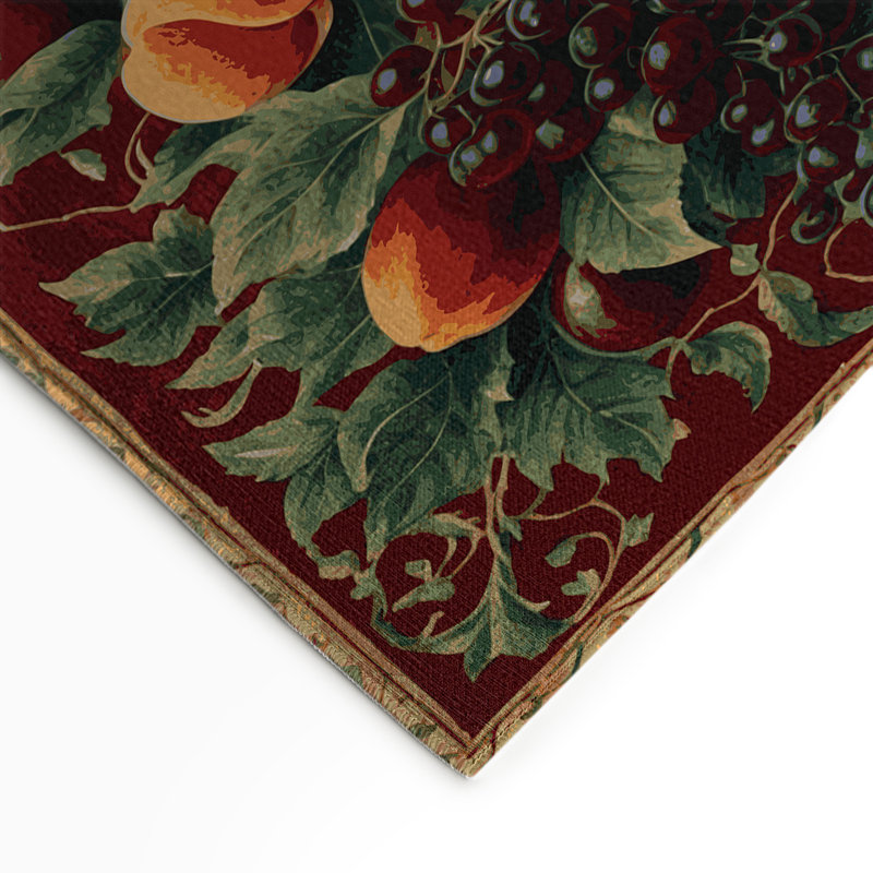Tapis noir français intérieur et extérieur, Rectangle 5 pi x 7 pi