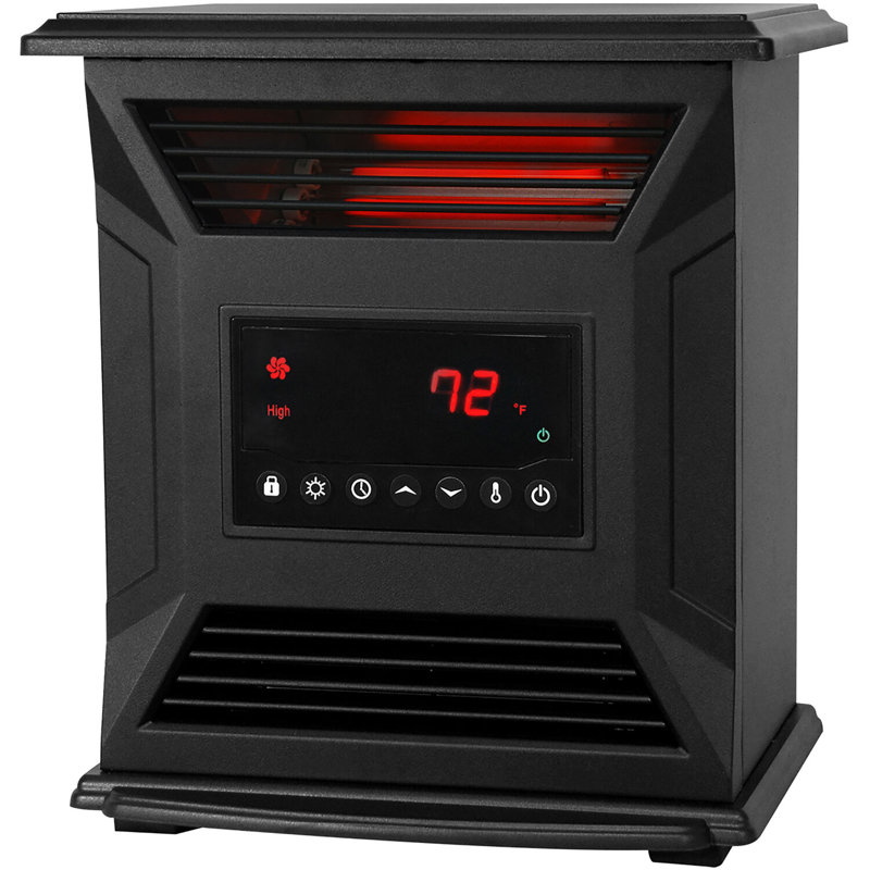 Lifesmart 6-Element Heater with Front Air Intake and Remote