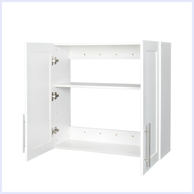 32'' W x 30'' H White Particleboard Standard Wall Cabinet Ready-to-Assemble