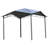 Outsunny 10' x 10' Soft Top Patio Gazebo Outdoor Canopy with Unique Geometric Design Roof, All-Weather Steel Frame-49166477